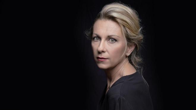 La chanteuse et comédienne Natalie Dessay le 16 juillet au festival Offenbach à Étretat