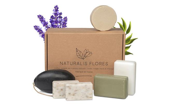Naturalis Flores - Coffret 6 savons et shampoings solides bio