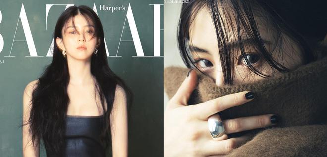 Han So Hee pose en couverture de Harper’s BAZAAR