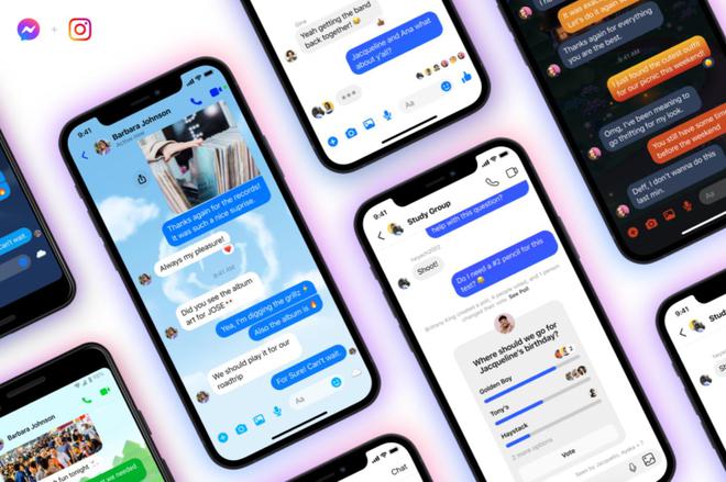 Facebook autorise les chats groupés entre Messenger et Instagram