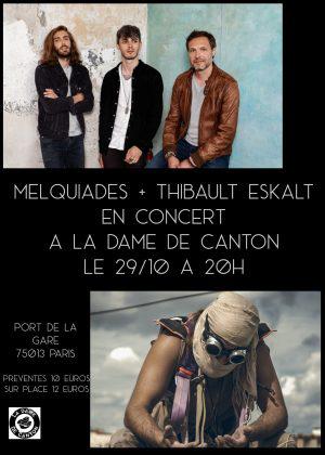 Melquiades et Thibault Eskalt en concert à la Dame de Canton