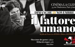 Projection de « Il Fattore Umano », documentaire sur le photographe Tano D'Amico