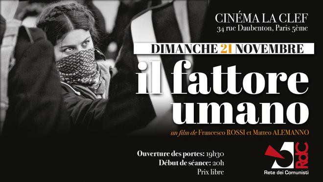 Projection de « Il Fattore Umano », documentaire sur le photographe Tano D'Amico