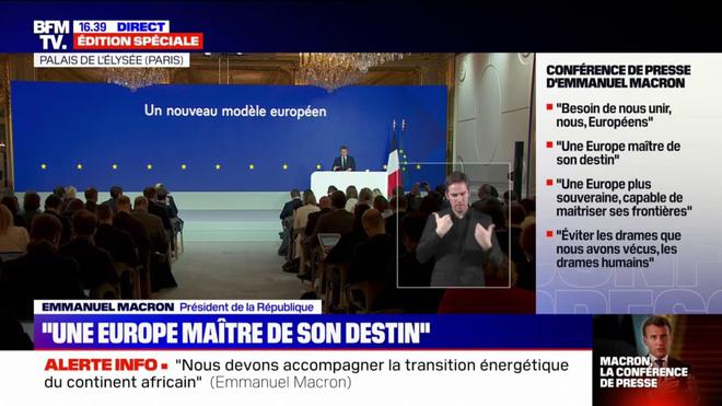 Emmanuel Macron souhaite "organiser l'immigration choisie entre l'Afrique et l'Europe"