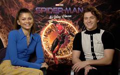 "Spider-Man : No Way Home" : on a parlé multivers, avenir et Céline Dion avec Zendaya et Tom Holland