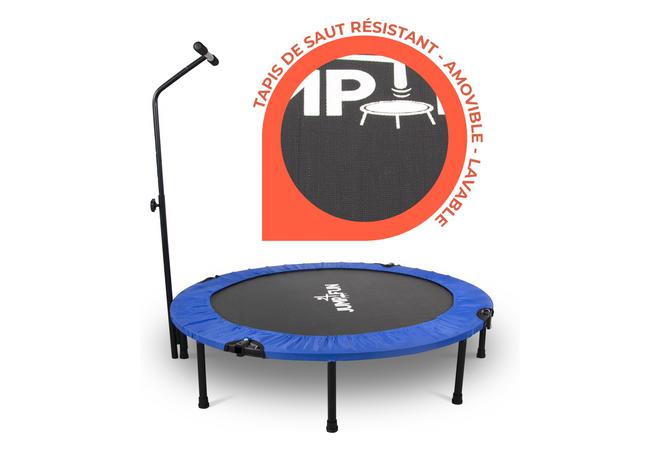Mini trampoline fitness Jump4fun pliable T-Bar - 122cm