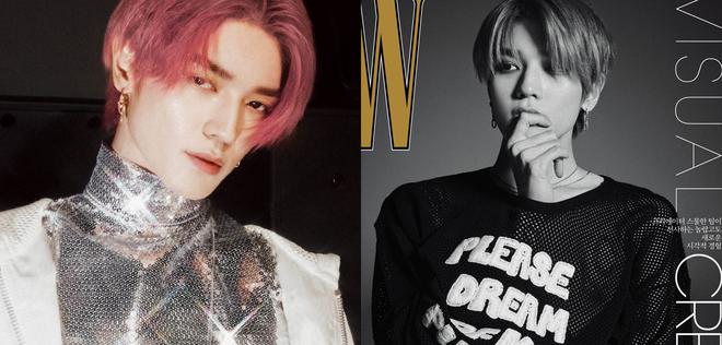 Taeyong (NCT) pose en couverture de W KOREA