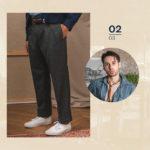 J’ai créé un pantalon à pinces pas comme les autres (par Nicolò)