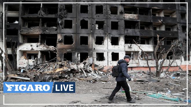 Guerre en Ukraine: cet habitant filme les rues dévastées de Marioupol
