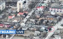 Civils tués à Boutcha: ces images de drone montrent un cycliste visé par des chars russes