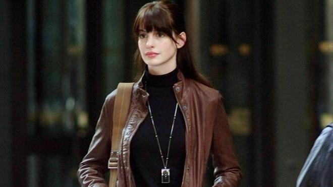 Anne Hathaway reproduit un look phare du Diable s’habille en Prada pour la Fashion Week