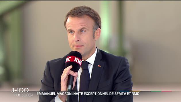 JO de Paris 2024: la mise au point d'Emmanuel Macron sur la question de la Russie aux Jeux