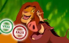 Impossible d’avoir plus de 3/5 à ce quiz vrai ou faux sur Le Roi Lion