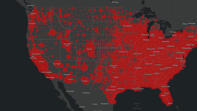 CARTE - Covid-19 : plus de 504.000 décès aux États-Unis