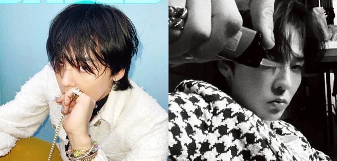 G-DRAGON (BIGBANG) pose en couverture de DAZED KOREA pour le 13ème anniversaire du magazine